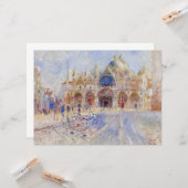 聖マルコ広場，ヴェネツィア（ピアッツァサンマルコ） カード (正面/裏面インサイチュ)