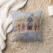 聖マルコ広場，ヴェネツィア（ピアッツァサンマルコ） クッション (ブランケット)