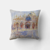 聖マルコ広場，ヴェネツィア（ピアッツァサンマルコ） クッション (裏面)