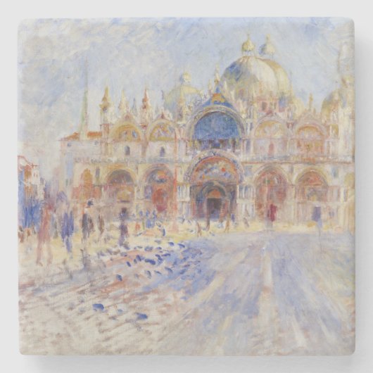 聖マルコ広場，ヴェネツィア（ピアッツァサンマルコ） ストーンコースター (正面)