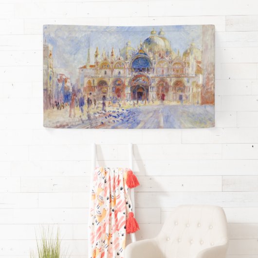 聖マルコ広場,ヴェネツィア(ピアッツァサンマルコ) 横断幕 (インサイチュ)