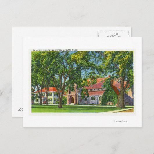 聖マルコ教会とレクトリーの外観 ポストカード (正面/裏面)