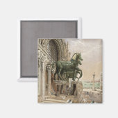 聖マルコ教会の正面の上部 マグネット (正面/裏面)