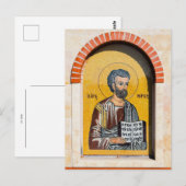 聖マルコ福音主義正統キリスト教のアイコン ポストカード (正面/裏面)