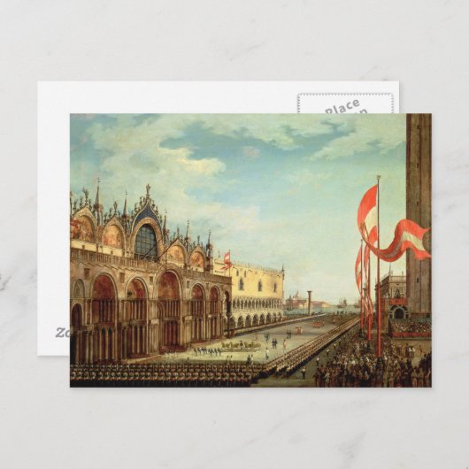 聖マルコ軍のヴェネツィアへの帰還 ポストカード (正面/裏面)