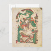 聖マルコ、コルビー・アビーの福音から ポストカード (正面/裏面)