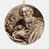 聖マルコ・ザ・エバンジェリストと殉教者 セラミックオーナメント (裏面)