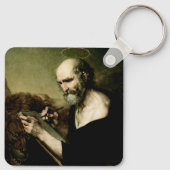 聖マルコ・ザ・エバンジェリスト キーホルダー (裏面)