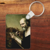 聖マルコ・ザ・エバンジェリスト キーホルダー (裏面)