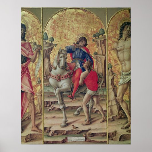 聖マルティンの慈善 ポスター (正面)