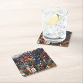 聖マルティンの日のワイン,ピエテル・ブルーゲル スクエアペーパーコースター (インサイチュ)