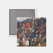 聖マルティンの日のワイン，ピエテル・ブルーゲル マグネット (正面/裏面)