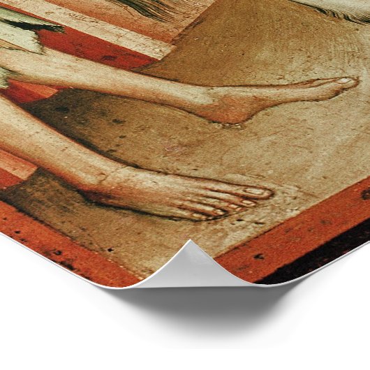 聖マルティンは乞食とマントを分かち合った ポスター (角)