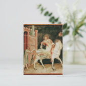 聖マルティンは乞食とマントを分かち合った ポストカード (スタンド正面)