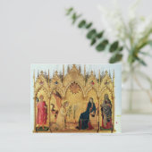 聖マーガレットと聖との受胎告知 ポストカード (スタンド正面)