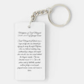 聖マーガレット殉教 キーホルダー (裏面)