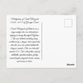 聖マーガレット殉教 ポストカード (裏面)