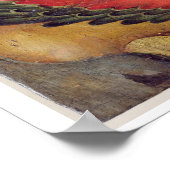 聖マークのライオン(パネル上の油) ポスター (角)