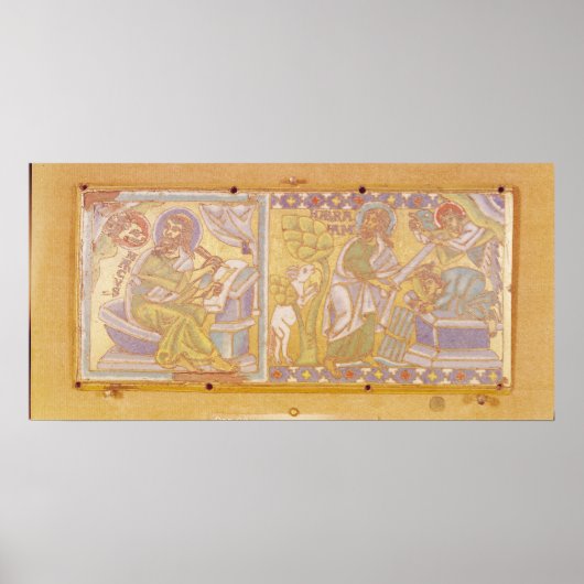 聖マークを描いた額 ポスター (正面)