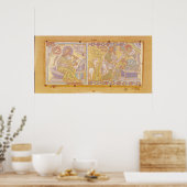 聖マークを描いた額 ポスター (キッチン)