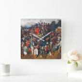 聖マーティンの日の葡萄酒、ピーテル·ブルーゲル スクエア壁時計 (ホーム)