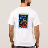 聖ミカエルが私たちを守るTシャツ Tシャツ (裏面)