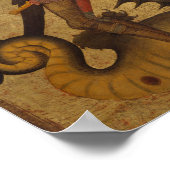 聖ミカエルとドラゴン ポスター (角)