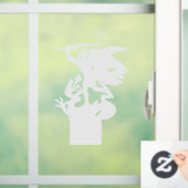 聖ミカエルとドラゴン（白） ウィンドウサイン (ホーム)