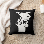 聖ミカエルとドラゴン（白） クッション (ブランケット)