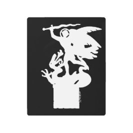 聖ミカエルとドラゴン（白） メタルプリント