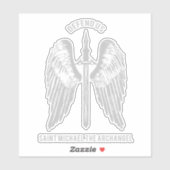 聖ミカエル大天使が我々を守る シール (シート)