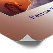 聖ミカエル大天使のプロフィール ポスター (角)