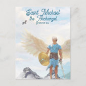聖ミカエル大天使の保護の祈り ポストカード (正面)