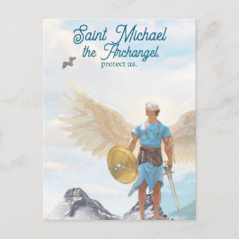 聖ミカエル大天使の保護の祈り ポストカード
