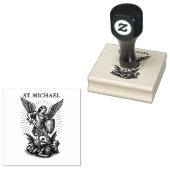聖ミカエル大天使の宗教 ラバースタンプ (押印)