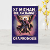 聖ミカエル大天使の祈り カード (黄色い花)