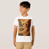 聖ミカエル大天使キッズティー Tシャツ (正面フル)