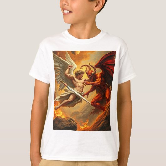聖ミカエル大天使キッズティー Tシャツ (正面)