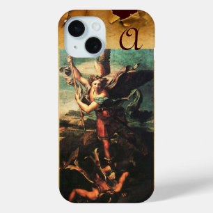 聖ミカエル大天使バングイッシングサタンモノグラム iPhone 15ケース