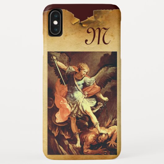 聖ミカエル大天使モノグラム Case-Mate iPhoneケース (裏面)