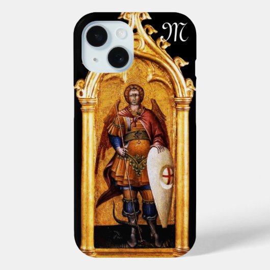 聖ミカエル大天使モノグラム Case-Mate iPhoneケース (裏面)