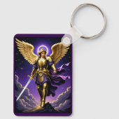 聖ミカエル大天使ローマカトリック キーホルダー (裏面)