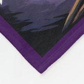 聖ミカエル大天使ローマカトリック フリースブランケット (角)