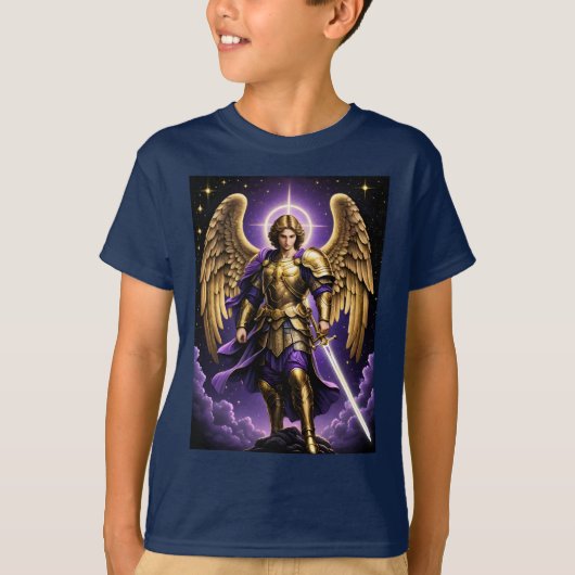 聖ミカエル大天使ローマカトリック Tシャツ (正面)