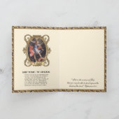 聖ミカエル大天使祈りの言葉宗教天使 カード (内部)