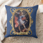 聖ミカエル大天使祈りの言葉宗教 クッション (ブランケット)