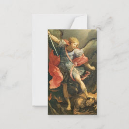 聖ミカエル大天使祈りの言葉聖カード ノートカード