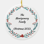 聖ミカエル大天使金ゴールド中世エンジェル セラミックオーナメント (裏面)