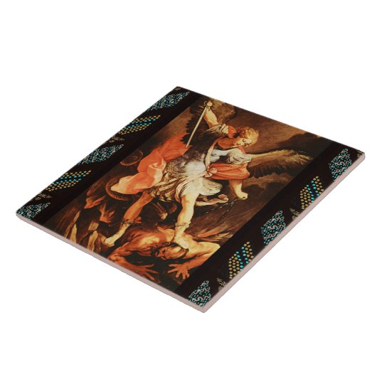 聖ミカエル大天使 タイル (側面)