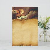 聖ミカエル大天使、ブラウン・パーチメント 便箋 (スタンド正面)